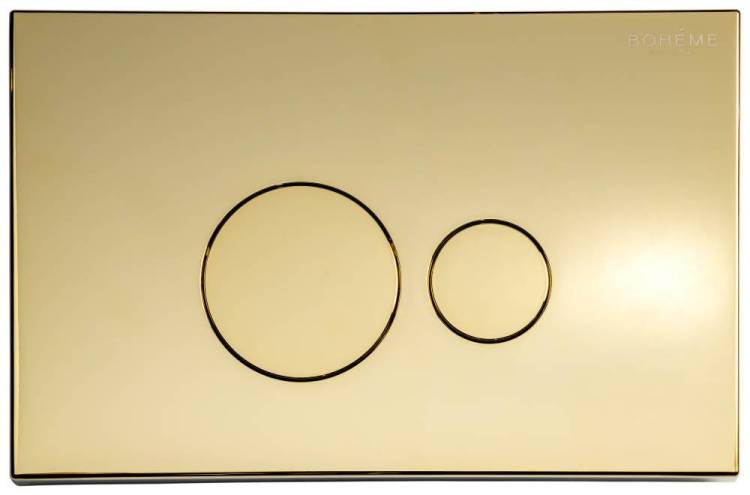 Кнопка смыва Boheme 668-G Gold
