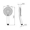 Душевая лейка Iddis Optima Home OPH3FBCi18 хром матовый фото 5