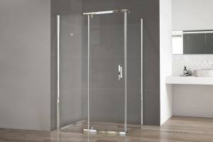 Душевой уголок Royal Bath HPVD RB8100HPVD-T-CH профиль хром, стекло прозрачное, 100x80x200