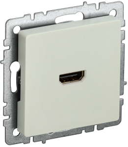 Розетка HDMI IEK Brite BR-H10-K10 бежевый