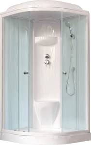 Душевая кабина Royal Bath RB 90HK6-WT с низким поддоном, с сиденьем