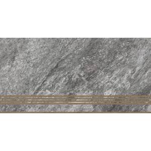 Ступень Global Tile Thor ST220VG Серый 30x60