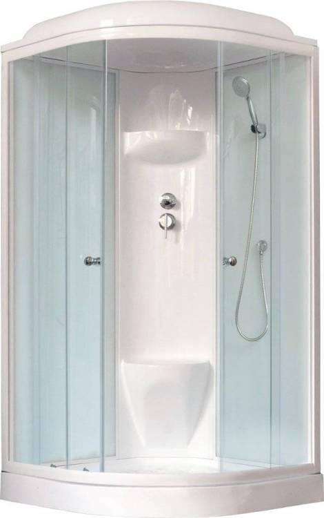 Душевая кабина Royal Bath RB 90HK6-WT с низким поддоном, с сиденьем