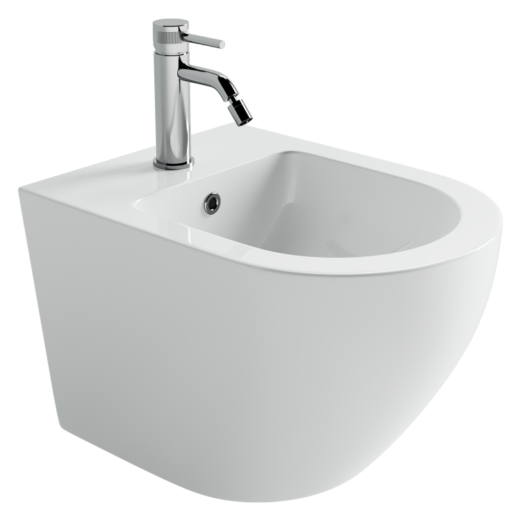 Биде подвесное Ceramica Nova Uno CN11002 белый
