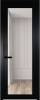 Межкомнатная дверь Profil Doors 1 AGP цвет профиля Черный, стекло безопасное 6 мм ромб белый 600x2000