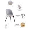 Стул Bradex Home Praga FR 0376, серый фото 9