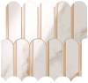 Мозаика FAP Ceramiche Roma Gold FQKO Calacatta Oro Onice Miele Archs Mosaico 28.2x31