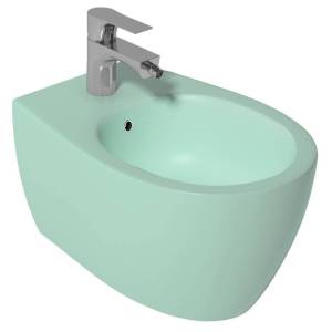 Биде подвесное Isvea Sentimenti Neo 10AR41010SV-2T мятно-зеленое матовое