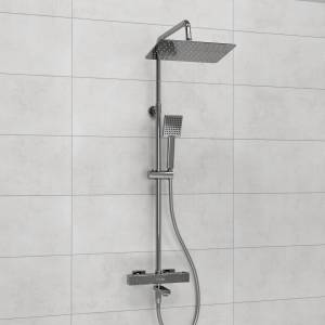 Душевой комплект Wasserkraft A199.069.141.087.CH Thermo с термостатическим смесителем, хром
