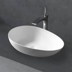 Раковина Abber Stein AS2615 60 см, белая матовая