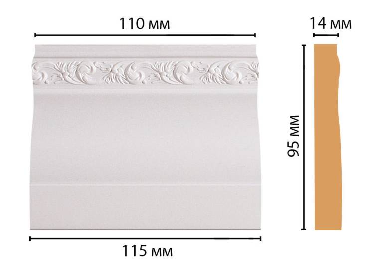 Основание DECOMASTER D204-115 11.5x1.4x9.5