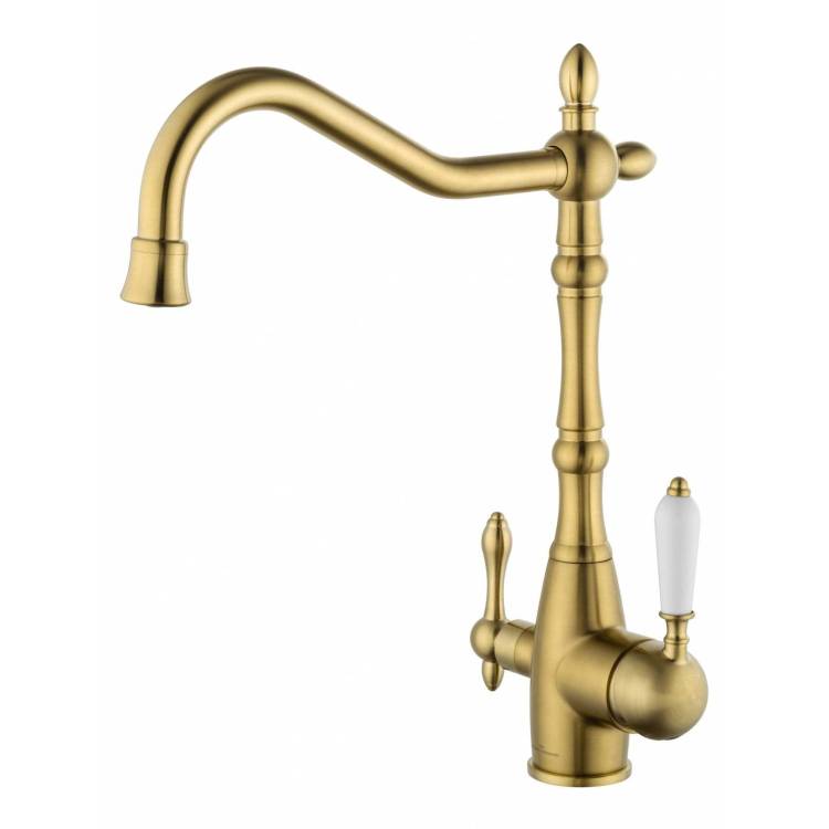 Смеситель для кухни Wonzon & Woghand WW-88458006-BG под фильтр, брашированное золото