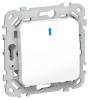 Выключатель 1-клавишный IEK Flite FI-V14-1-10-1-K01 белый