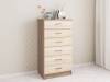 Комод высокий ТЭКС Катрин 00-00003858 4 ясень шимо/дуб сонома