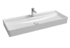 Раковина Isvea Vea 120 10VAS5120I сифон в комплекте, белая, 121x46.5