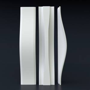 Гипсовая панель с подсветкой Angelic Art Винг 20x100x11.4
