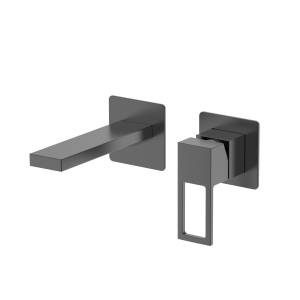 Смеситель для раковины DQ Dortmund DA1714406 встраиваемый, графит