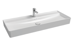 Раковина Isvea Vea 120 10VAS5120I сифон в комплекте, белая, 121x46.5