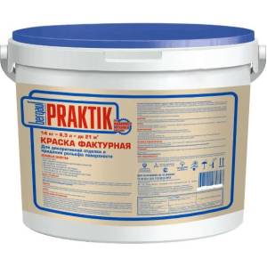 Краска фактурная Bergauf Praktik U 14 кг