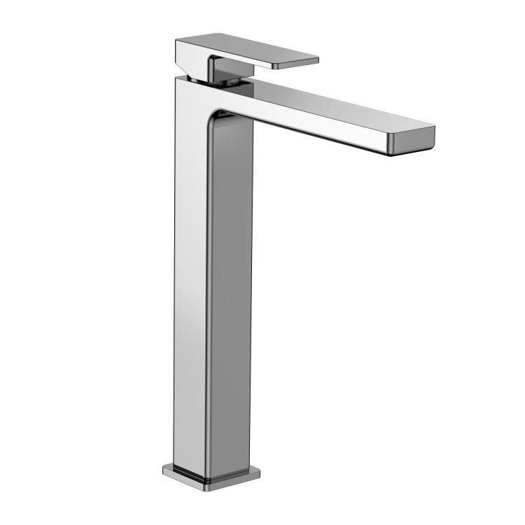 Смеситель для раковины AQUAme Savona AQM6814CR высокий, хром