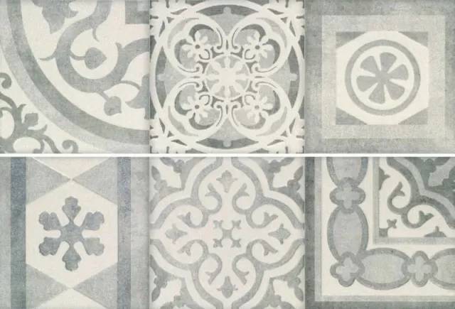 Декор Porcelanite Dos 9512 Composicion Retro II Gris 30x90