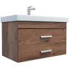 Тумба с раковиной Comforty Никосия 80П 00-00008856 дуб темный