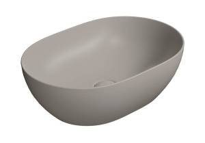 Раковина GSI Pura 886005 серый беж матовый, 50x35