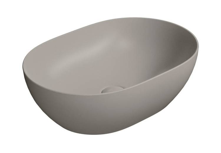 Раковина GSI Pura 886005 серый беж матовый, 50x35