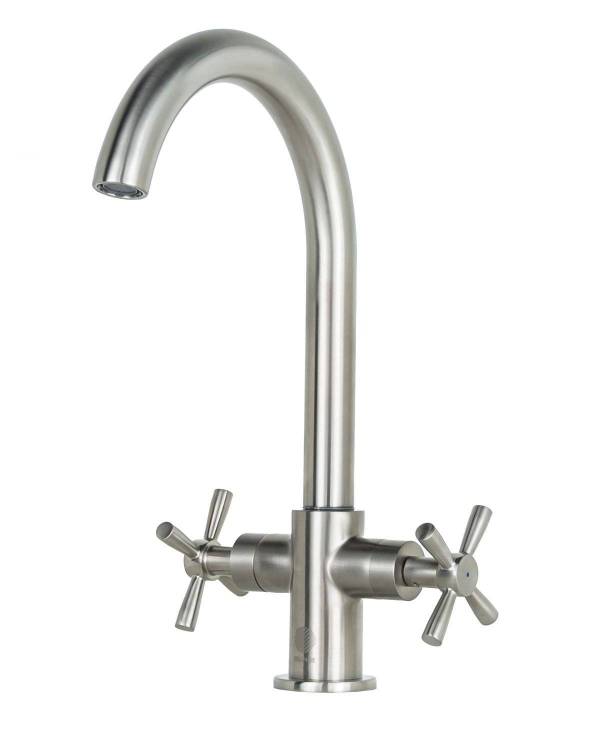 Смеситель для кухни Orange Mia M34-821NI,никель
