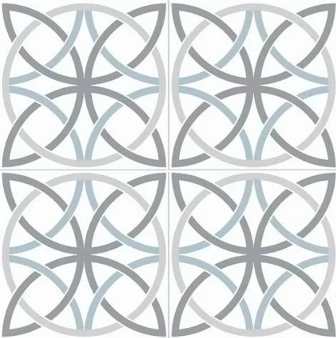 Керамическая плитка Niceker Chic NKR_CH_BS_WHI Bosham White 45х45