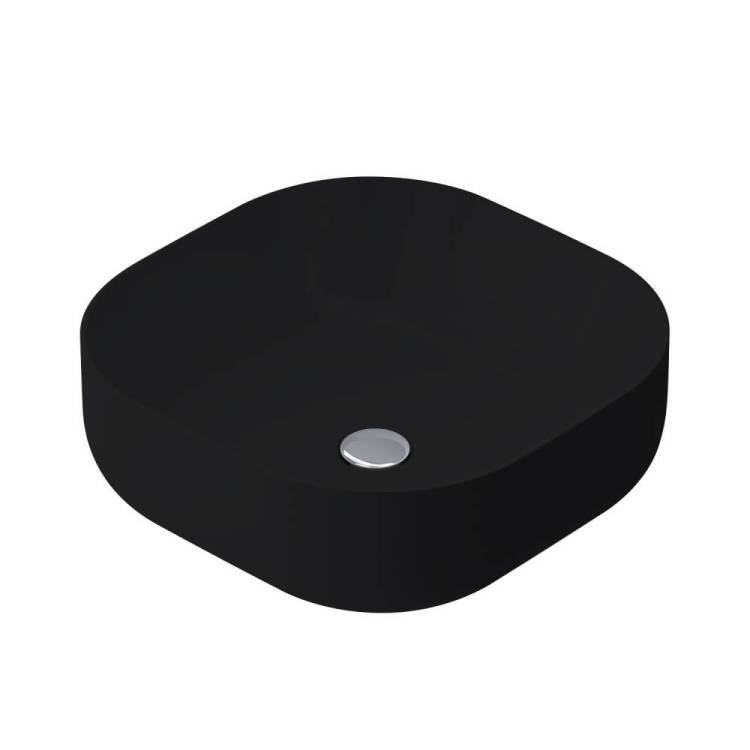 Раковина Am.Pm Func M8FWCC30430BM накладная, 43 см, черная матовая