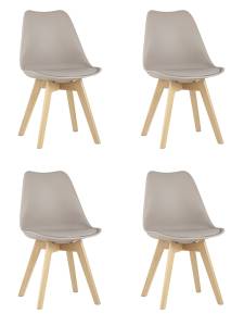 Набор из 4 стульев Stool Group Frankfurt New Y863-V seat beige X4 бежевый