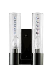 Бра Crystal Lux Otono Ap2 Black Chromium/Transparente