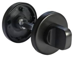 Завертка сантехническая Morelli LUX-WC-R5 NERO черный толщина розетки - 7мм
