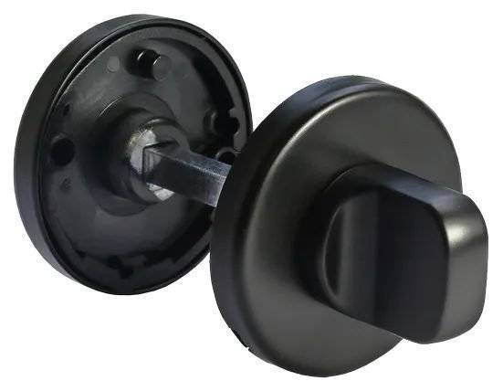 Завертка сантехническая Morelli LUX-WC-R5 NERO черный толщина розетки - 7мм