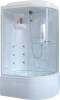 Душевая кабина Royal Bath ВК RB8120BK2-T-L с высоким поддоном, с сиденьем