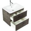 Тумба с раковиной Belbagno Albano ALBANO-700-2C-SO-RNG 70x45x50 Rovere Nature Grigio подвесная с двумя выкатными ящиками фото 3