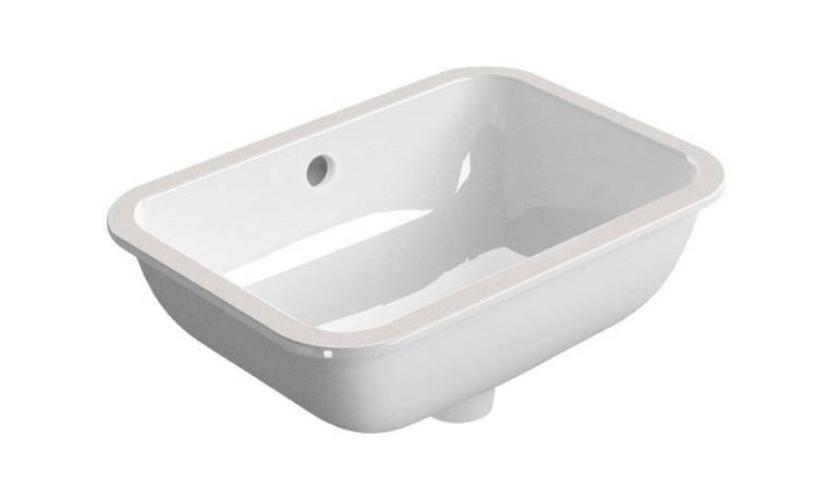 Раковина GSI Pura 724711 белый глянцевый, 50x35