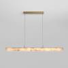 Подвесной светодиодный светильник Eurosvet Alabaster 604053 LED латунь/ алебастр