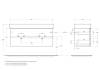 Тумба под раковину Cezares MOLVENO 46-120-2C-SO-2-BET Beton, 120x50x46 фото 2