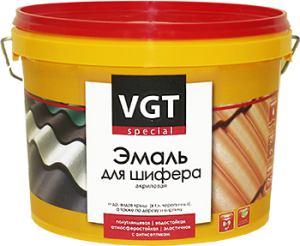 VGT ПРОФИ ЭМАЛЬ ДЛЯ ШИФЕРА акриловая, полуглянцевая, каштановая (2,5кг)