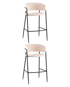 Набор из 2 барных стульев Stool Group Нэлли FDC9376-B 1953-1 X2 белый