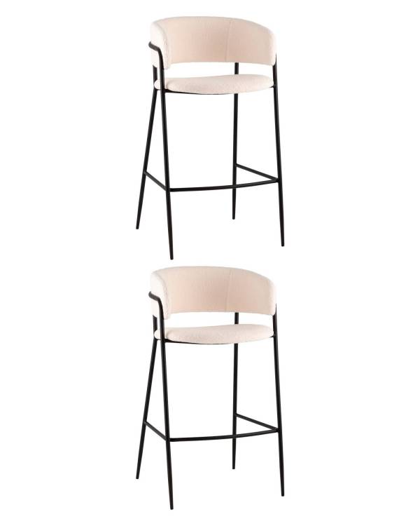 Набор из 2 барных стульев Stool Group Нэлли FDC9376-B 1953-1 X2 белый
