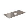 Столешница Kerama Marazzi Plaza PL1.VT280\100 для накладных раковин Парнас пепельный лаппатированный фото 3