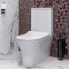 Унитаз-компакт Teymi Ellie T40801 безободковый, с сиденьем микролифт, белый фото 3