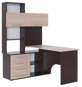 Стол компьютерный Сокол КСТ-14.1Л 00-00015783, 4680212015588, 4680212015595 Венге/беленый дуб