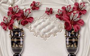 3D Фотообои Artegrafico «Инсталляция с античными вазами» RH-006 песок