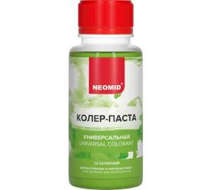 Колер-паста универсальная Neomid 12 Салатный 100 мл
