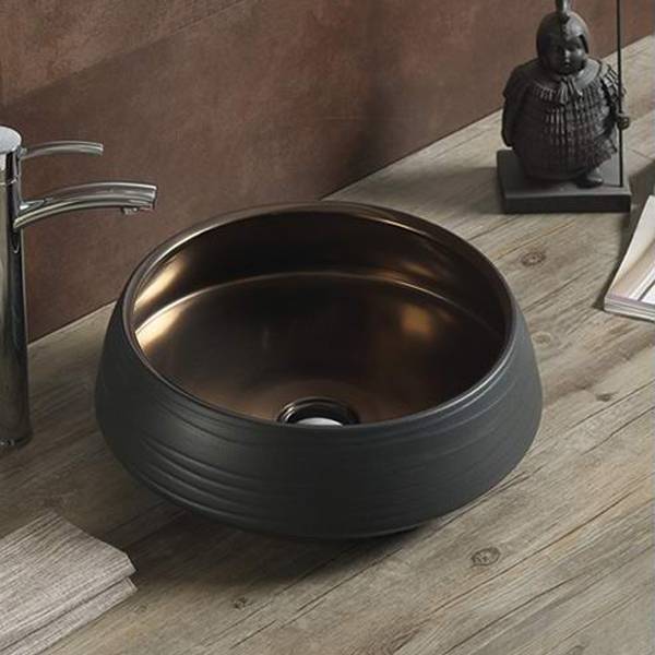 Раковина Comforty 00004139777 J2091 42 см, черная