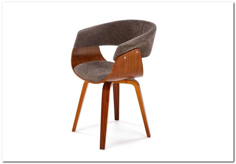 Стул кухонный Halmar K545 V-CH-K/545-KR-POPIELATY серый/орех